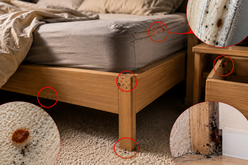 Common Places Where Bed Bugs Hide in Bedrooms