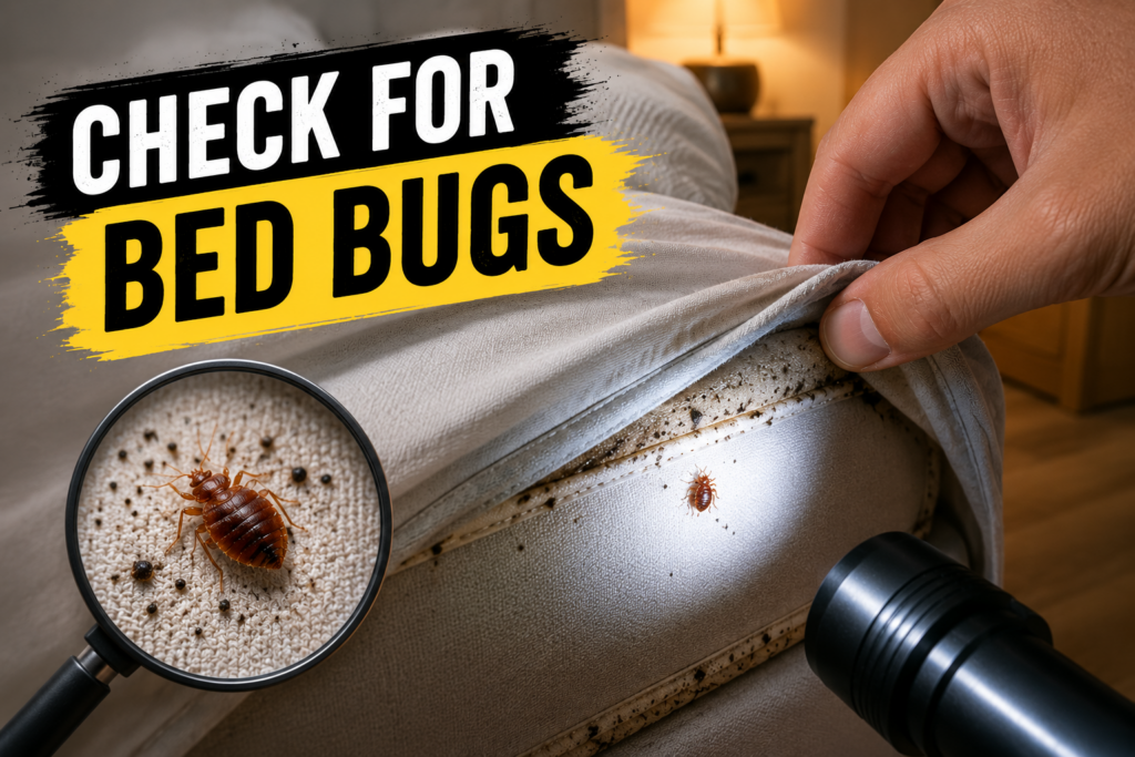 Check for Bed Bugs