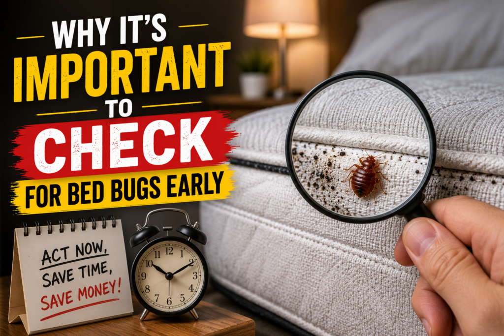Why It's Important to Check for Bed Bugs Early