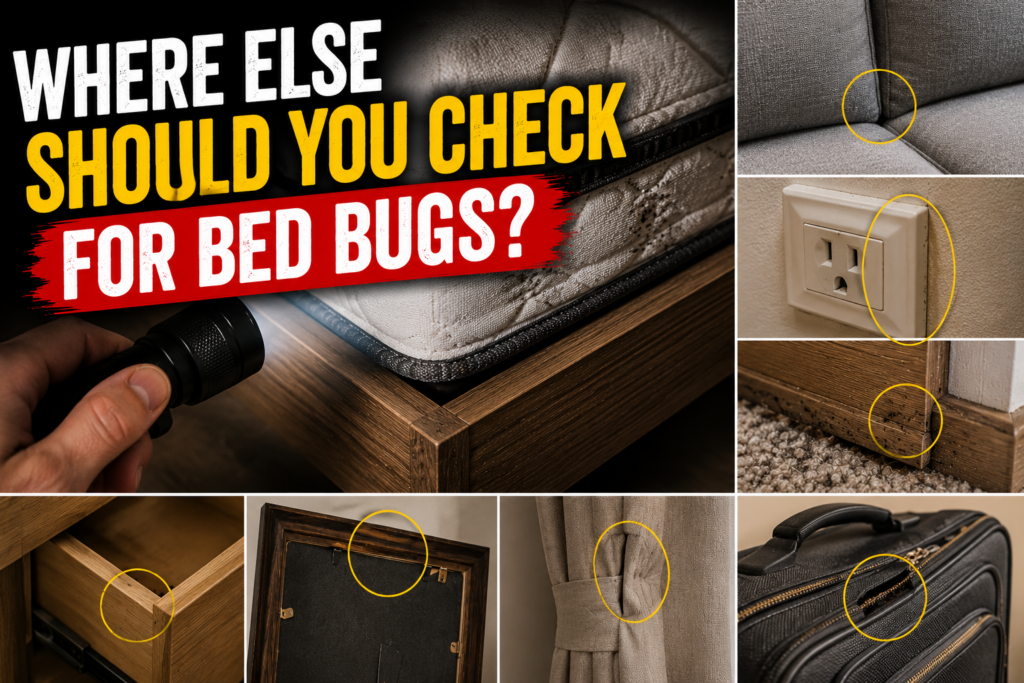 Where Else Should You Check for Bed Bugs?