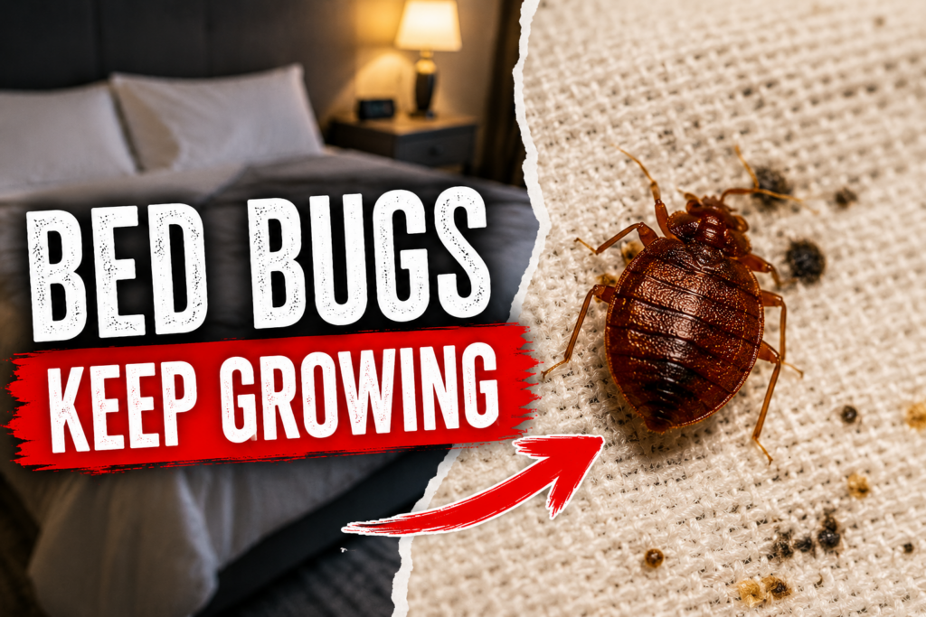 Major Causes Bed Bugs Infestations Continue to Grow