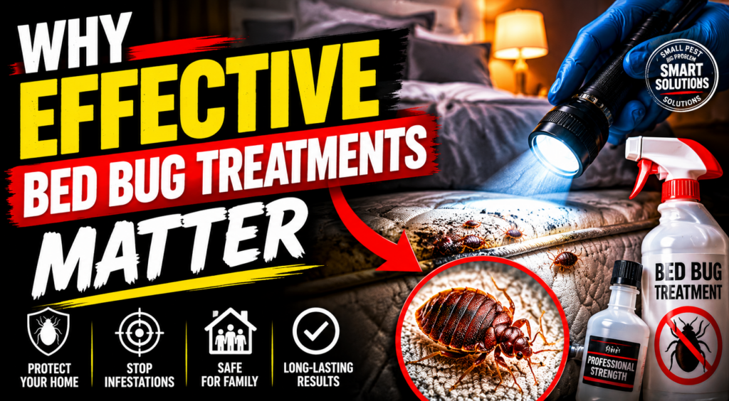 Why Effective Bed Bug Treatments Matter